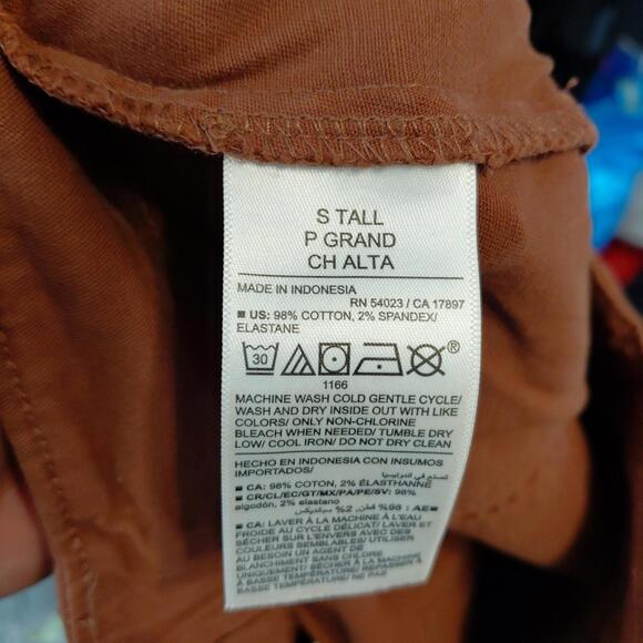 Old Navy Pants Womens Small Tall High Rise OG Chino Cargo Utility Stretch Waist - Picture 6 of 9